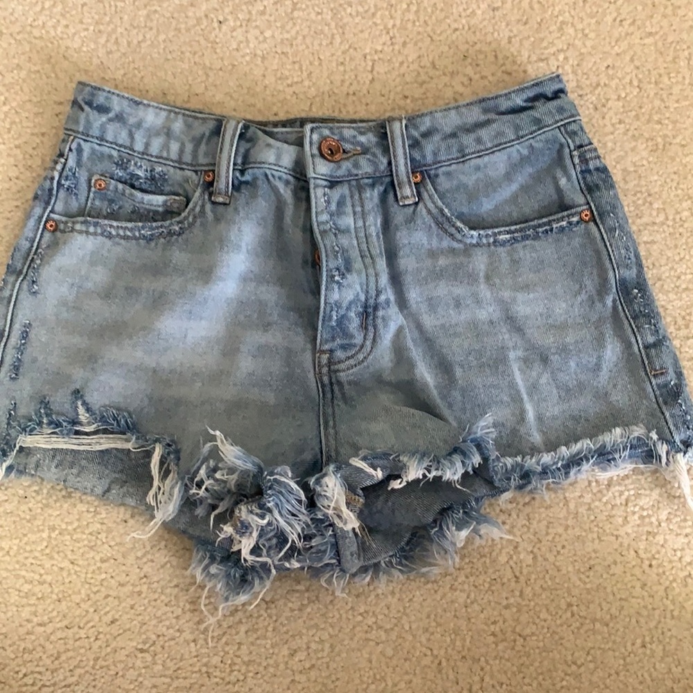 Special A Distressed Jean Shorts